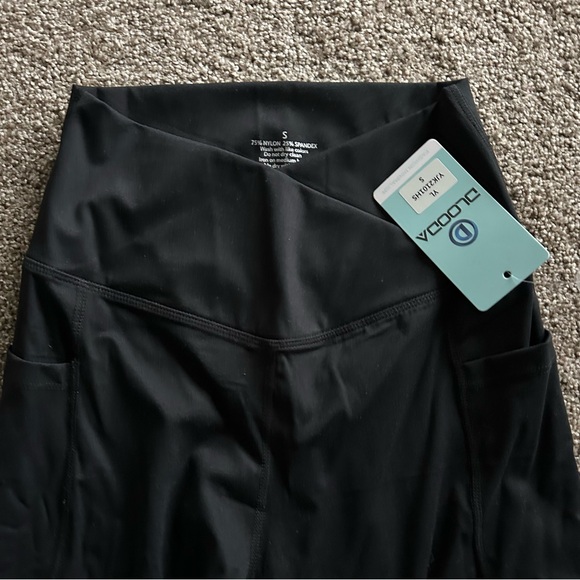 Flare Pants with Crossover Waistband - Picture 2 of 3